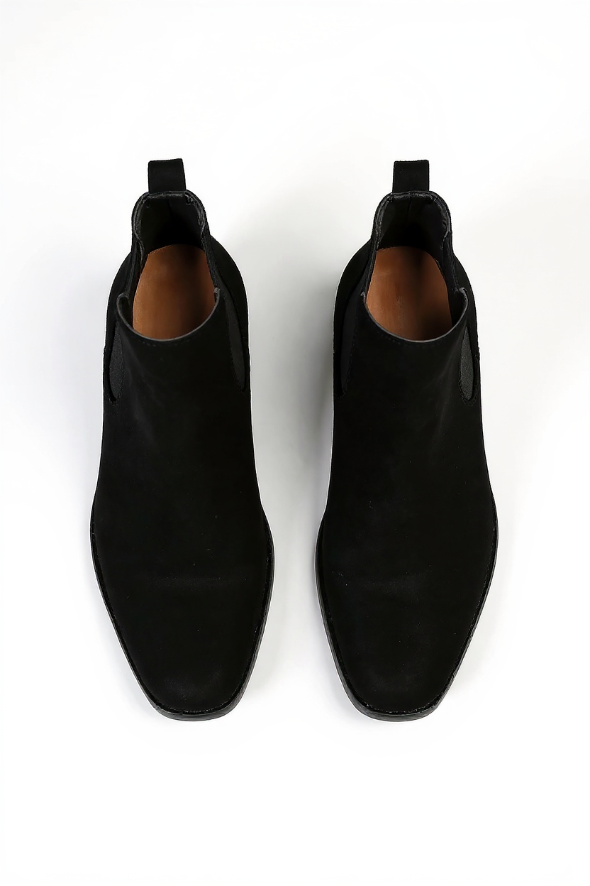Classic Chelsea Boots for Men - Black