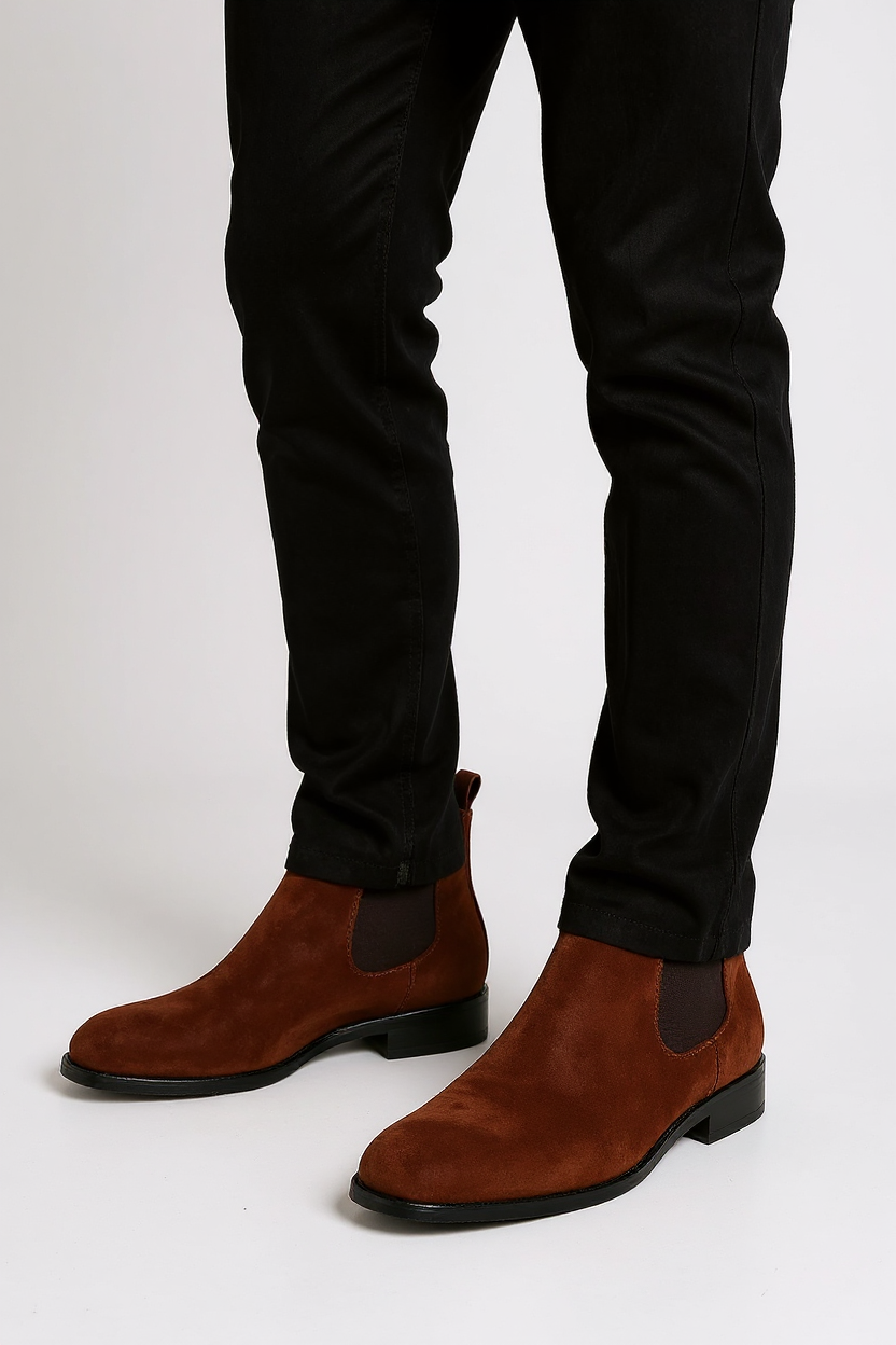 Classic Chelsea Boots for Men - Brown