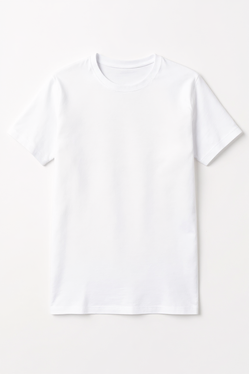 Compression Fit Training Tee for Men - White