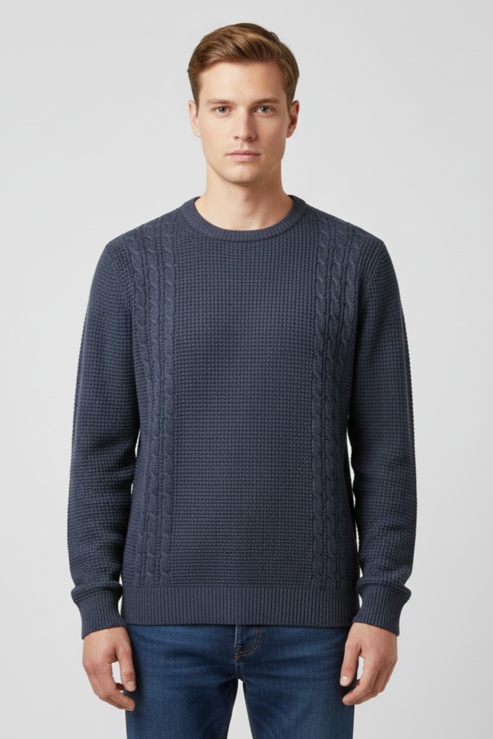 Elegant Men’s Jumper - Grey