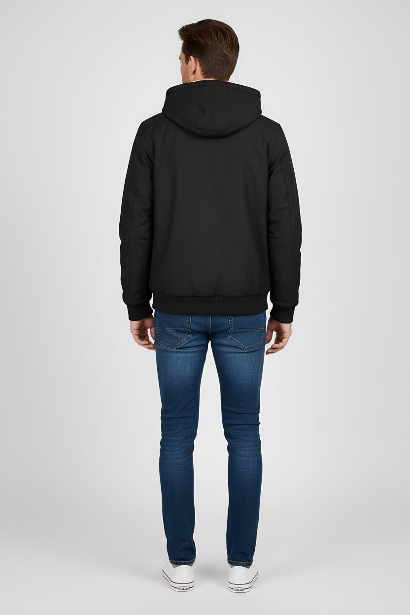 Essential Men’s Bomber Jacket - Black