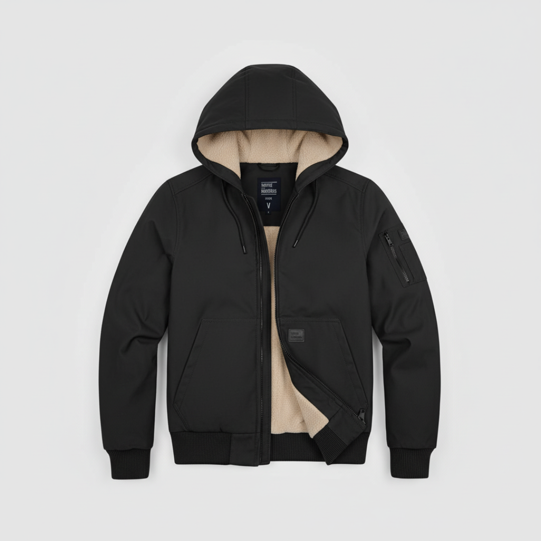 Essential Men’s Bomber Jacket - Black