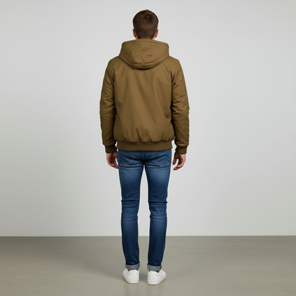 Essential Men’s Bomber Jacket - Brown