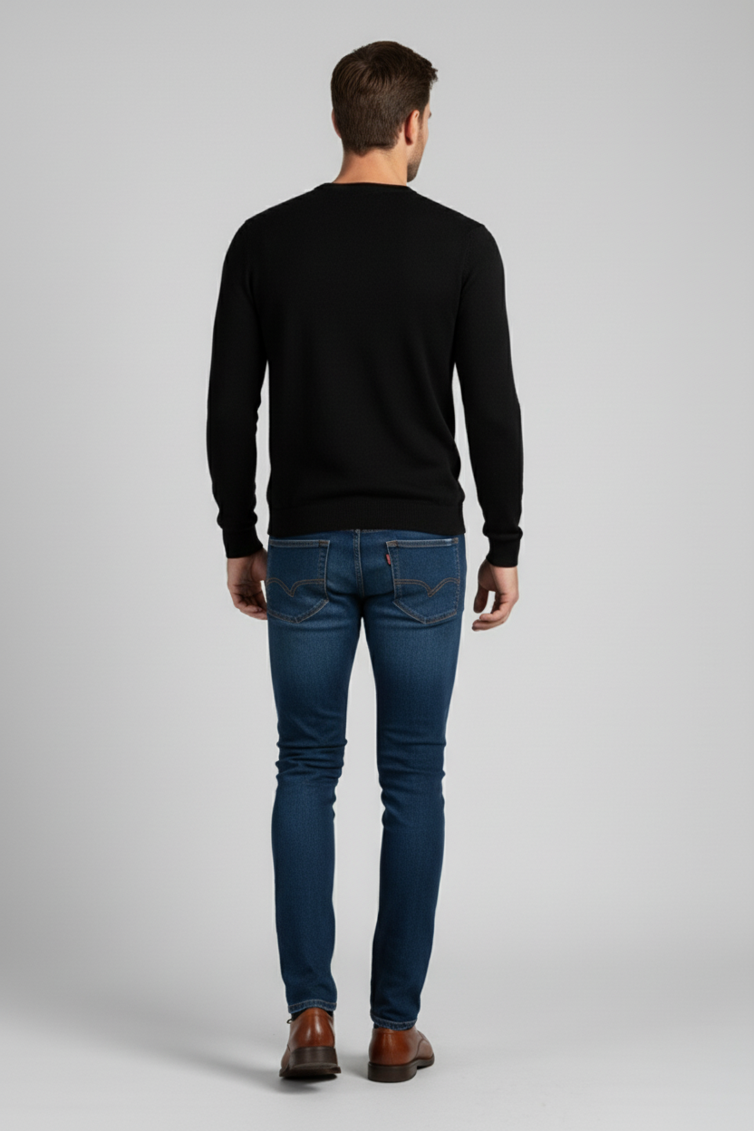 Essential Men’s Slim Fit Jeans - Dark Blue