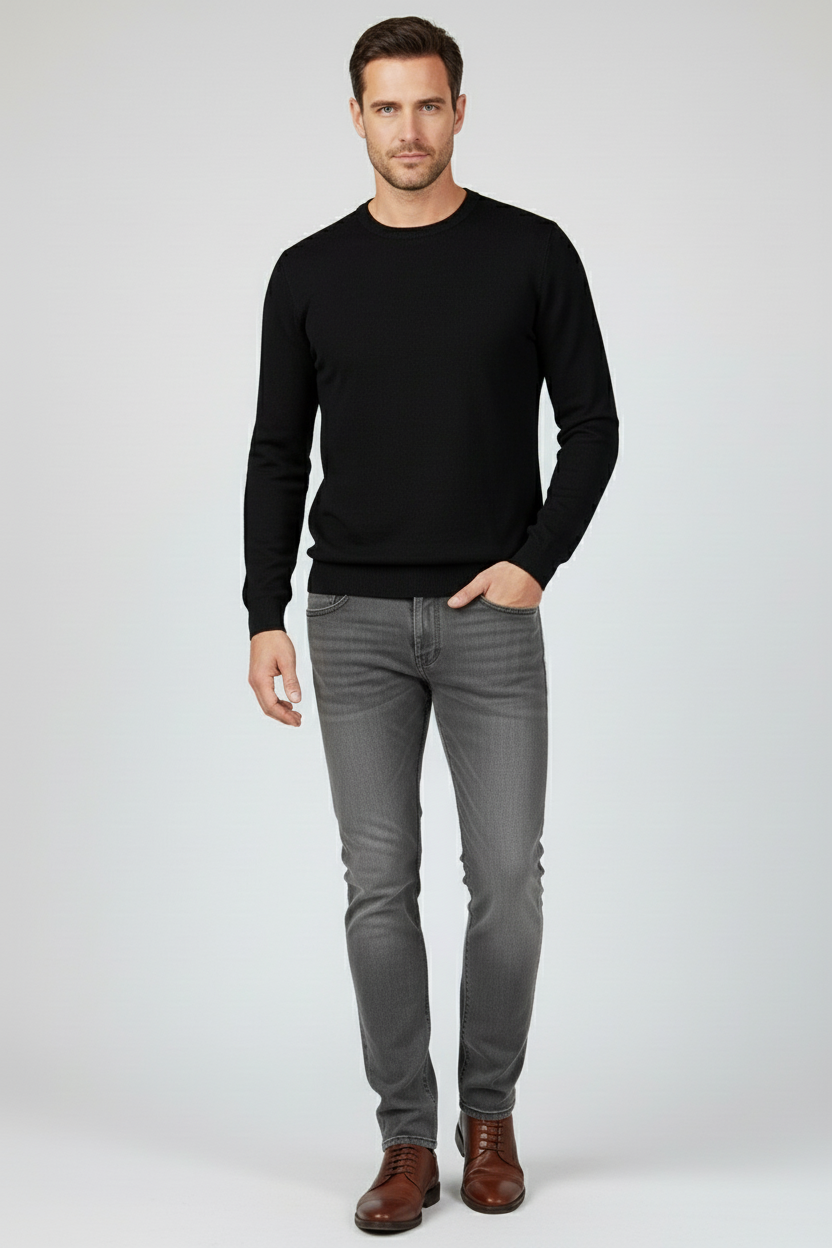 Essential Men’s Slim Fit Jeans - Grey