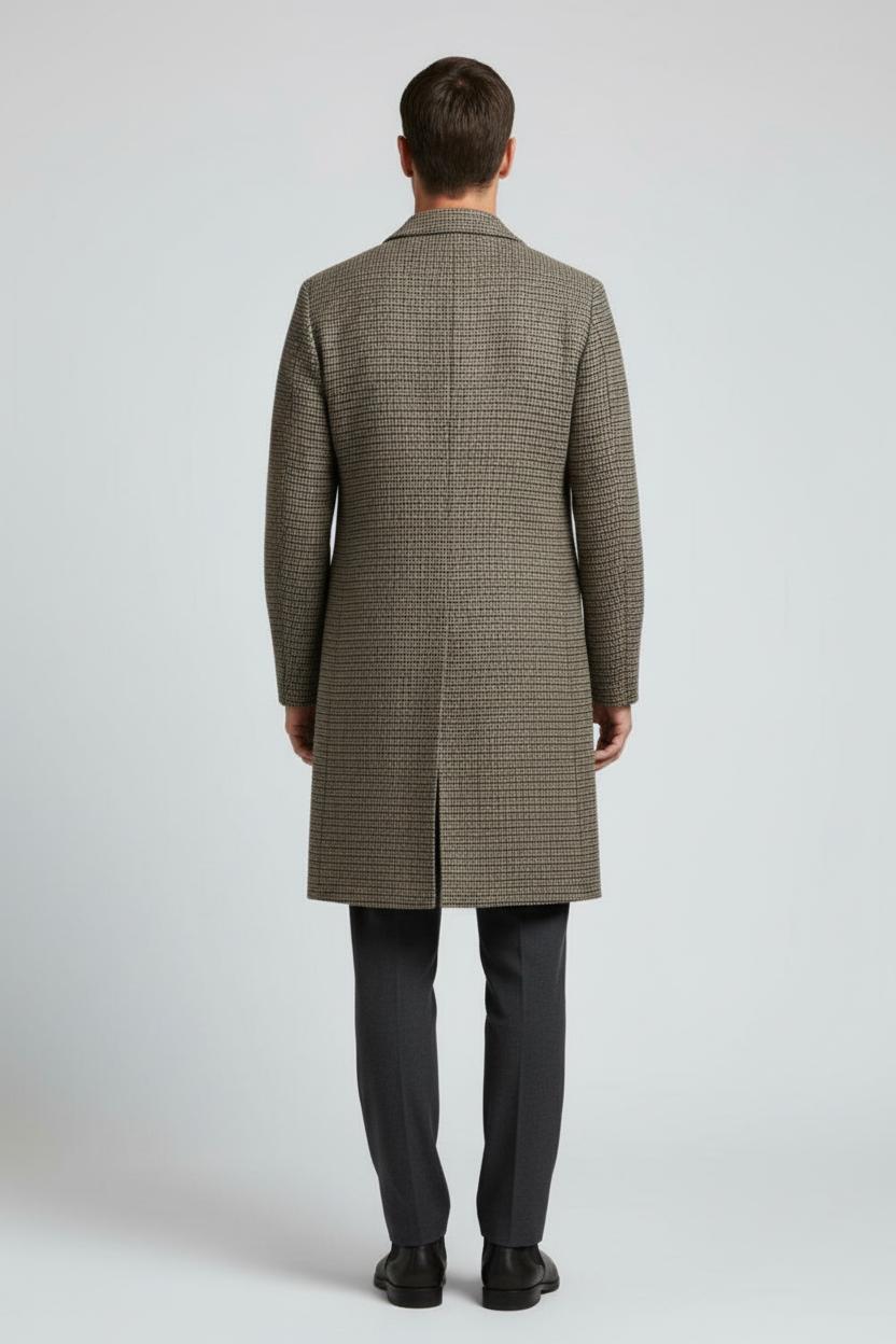 Heritage Men’s Checked Trench Coat