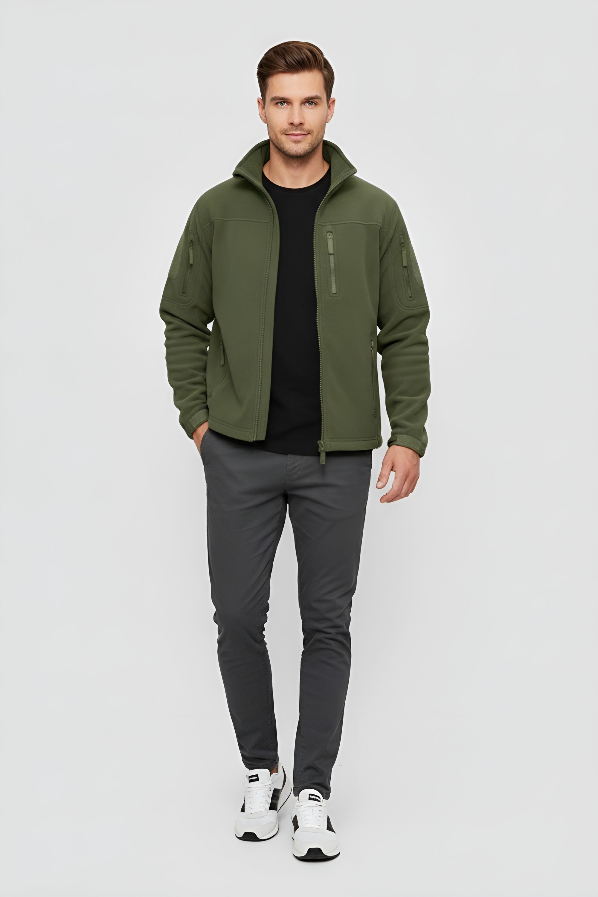 Performance Men’s Fleece Jacket - Green
