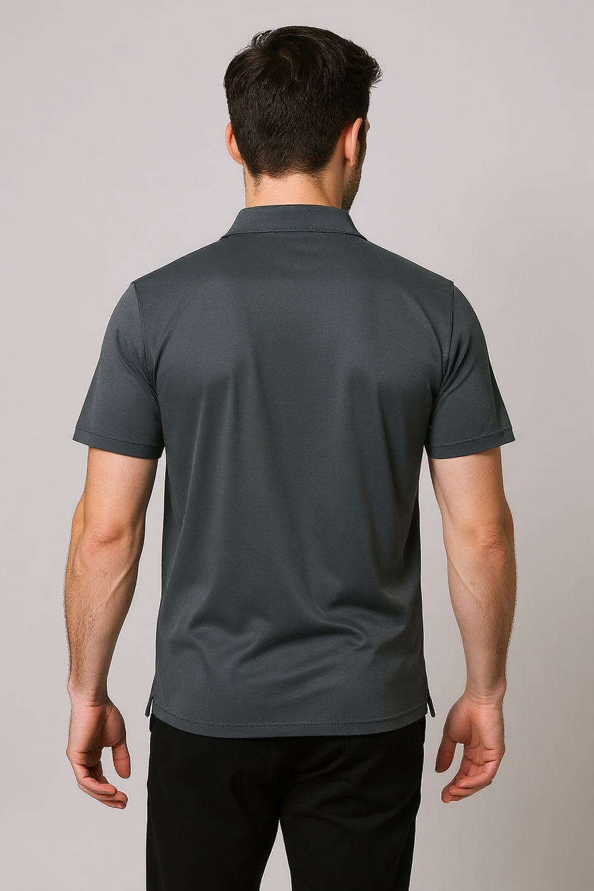 Performance Polo Shirt for Men - Grey