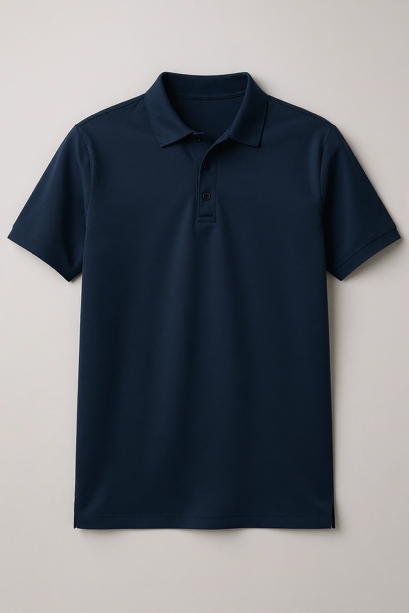 Performance Polo Shirt for Men - Navy