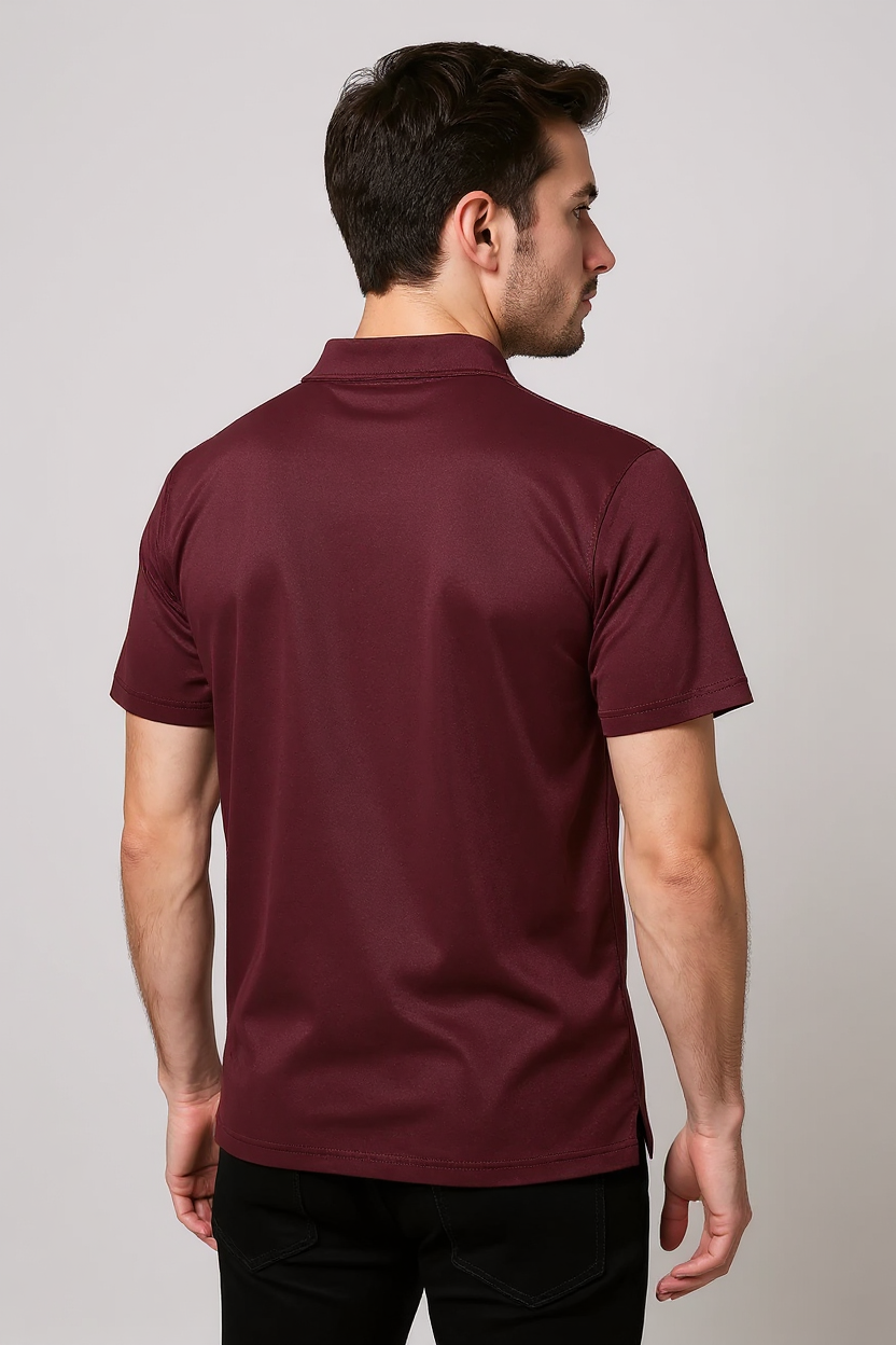 Performance Polo Shirt for Men - Red