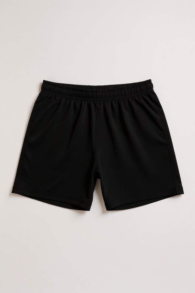 Quick-Dry Training Shorts for Men - Black