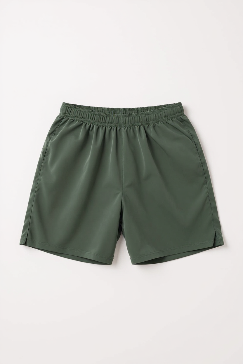 Quick-Dry Training Shorts for Men - Green