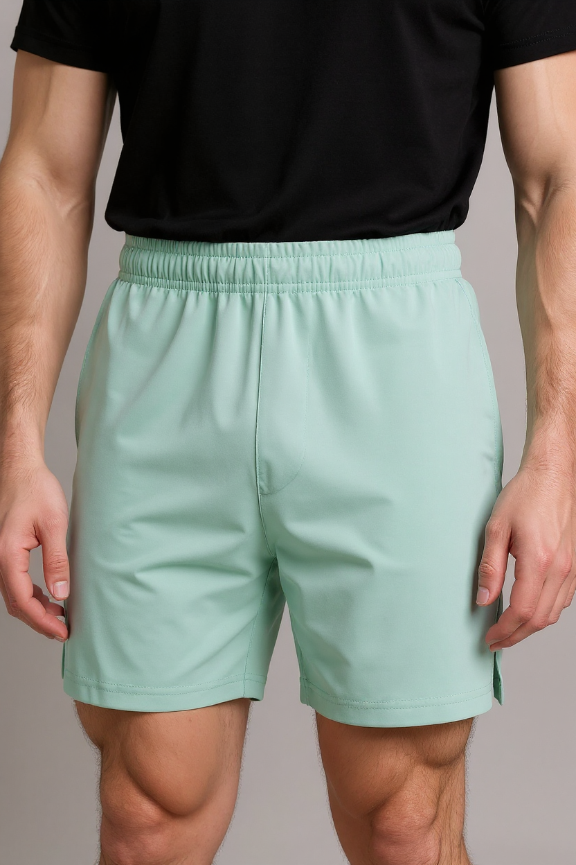Quick-Dry Training Shorts for Men - Pale Sage