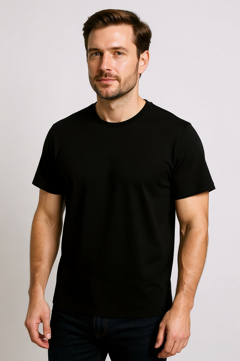 Seamless Short Sleeve Outdoor Shirt - Black