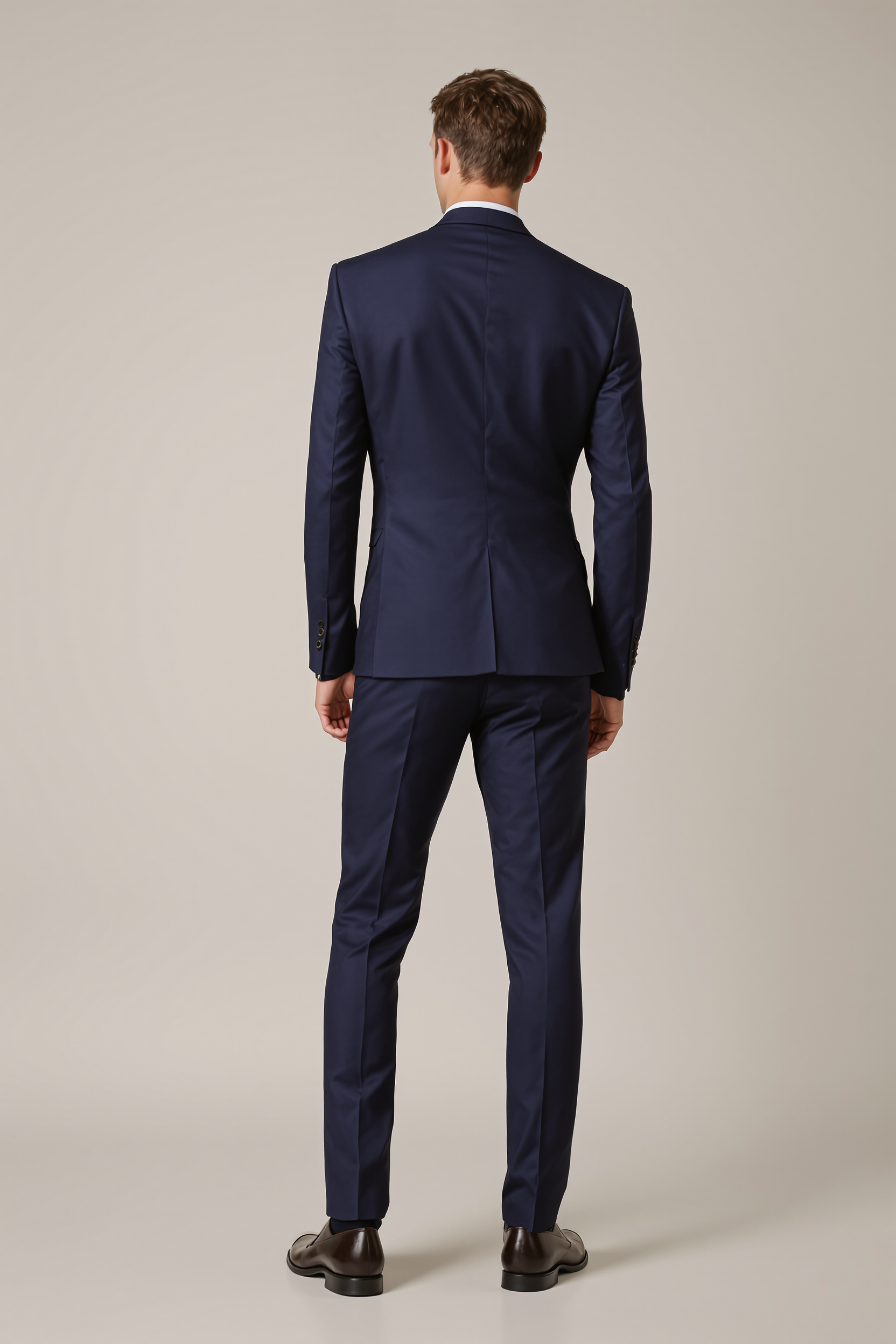 Slim Two-Piece Suit for Men - Blue