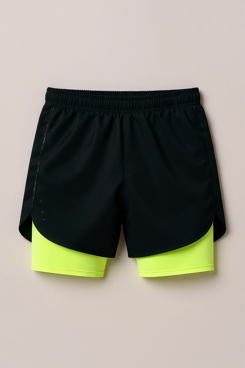 Streamlined Running Bottoms for Men - Green