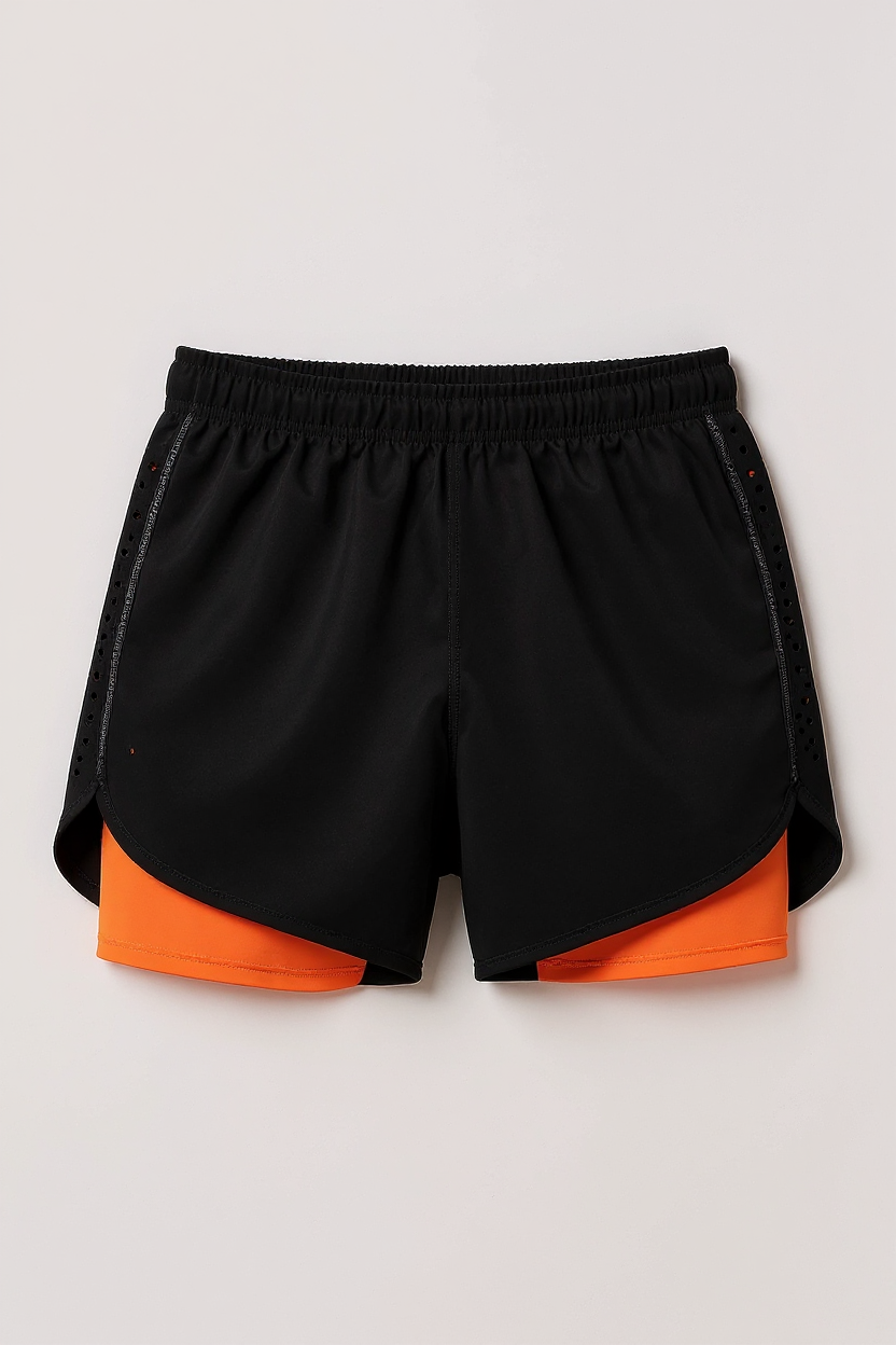 Streamlined Running Bottoms for Men - Orange