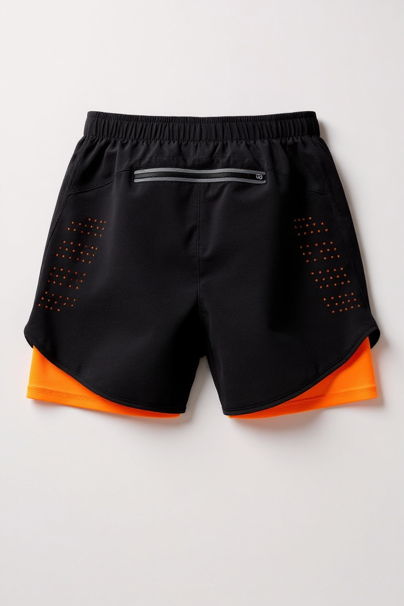 Streamlined Running Bottoms for Men - Orange