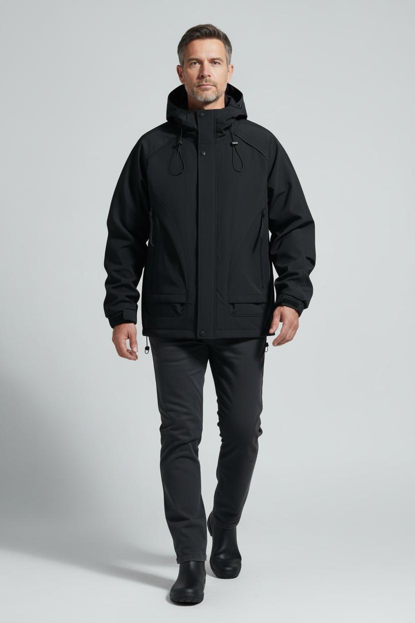 Urban Men’s Rain Coat - Black
