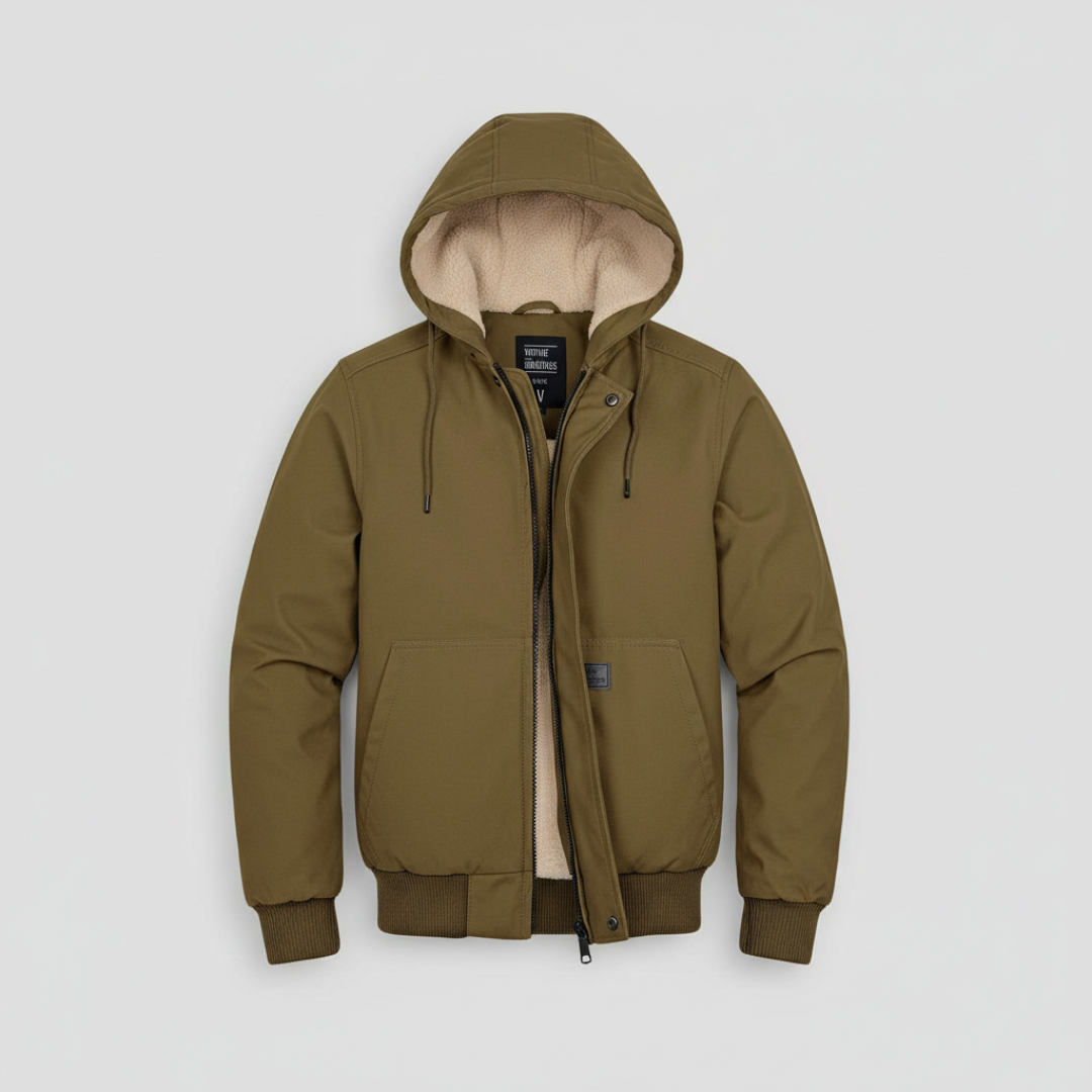 Essential Men’s Bomber Jacket - Brown