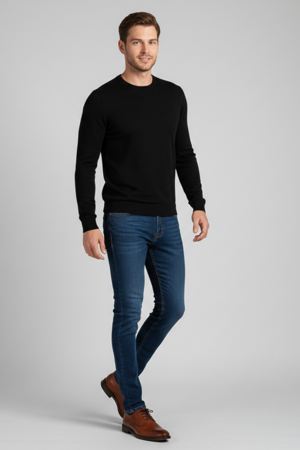 Essential Men’s Slim Fit Jeans - Dark Blue