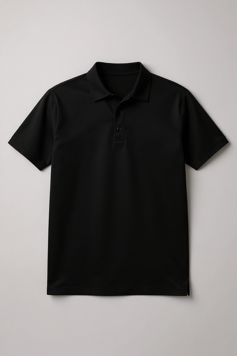 Performance Polo Shirt for Men - Black