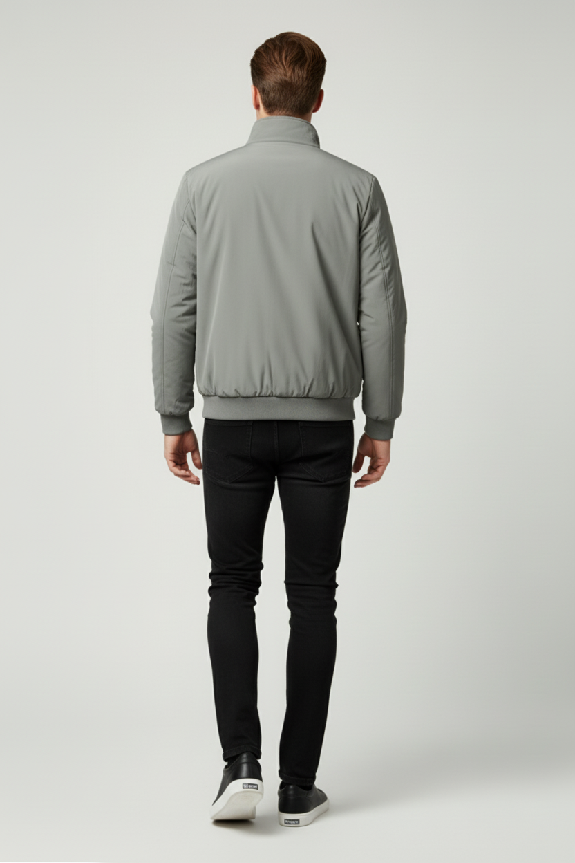 Refined Men’s Fleece Jacket - Grey