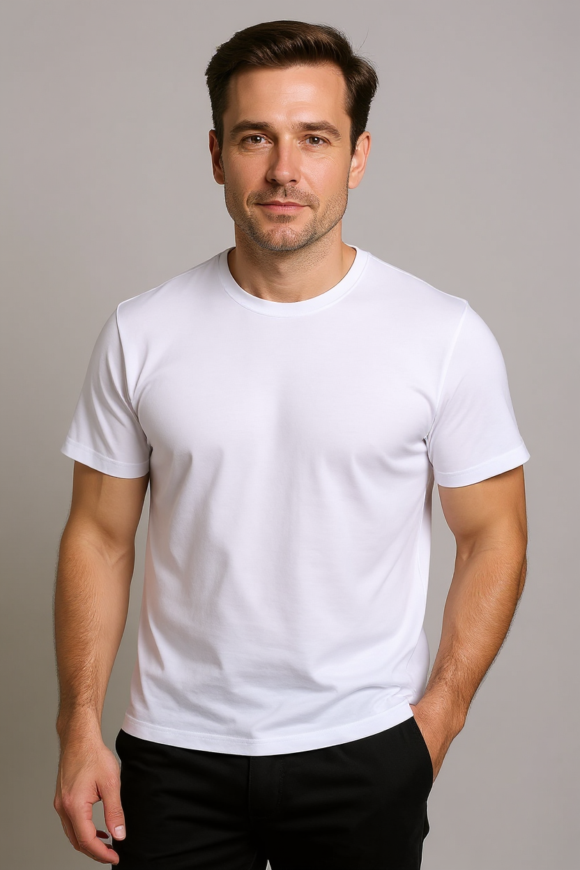 Seamless Short Sleeve Outdoor Shirt - White